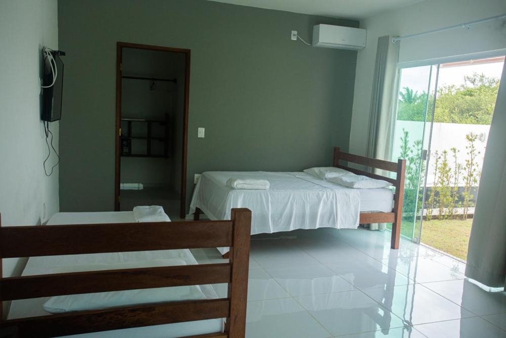 Chale Com Jacuzzi E Vista Para E Piscina Hotel Touros Kültér fotó
